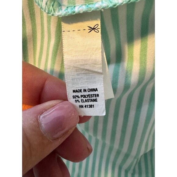 Ralph Lauren Black Label Polo Size Large Striped Stretch Shirt EUC - Picture 5 of 9